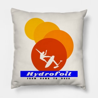 Hydrofoiling from dawn to dusk Pillow