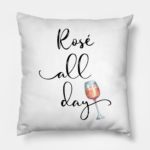 rose all day pillow