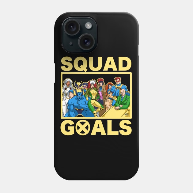 Squad Goals Phone Case by artoflucas