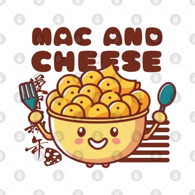 Kawaii Mac and Cheese by LionKingShirts