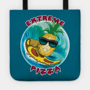 Funny pineapple pizza surfing Tote