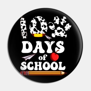 Dalmatian Dog Paw 100 Day Of School Pin