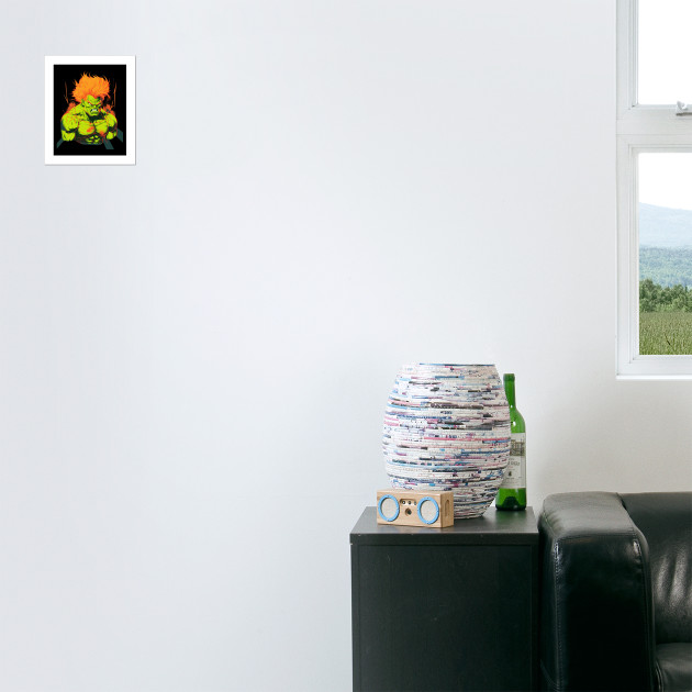 Super Street Fighter 4 Game Blanka Fabric Wall Scroll Poster (21x16) Inches  : : Home & Kitchen