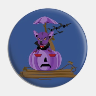 Pumpkin Dracula Pin