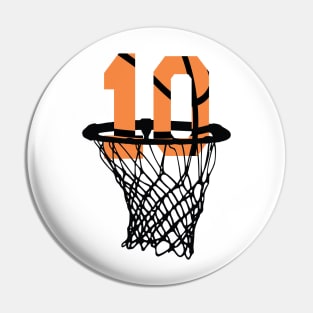 10th birthday basketball player Pin