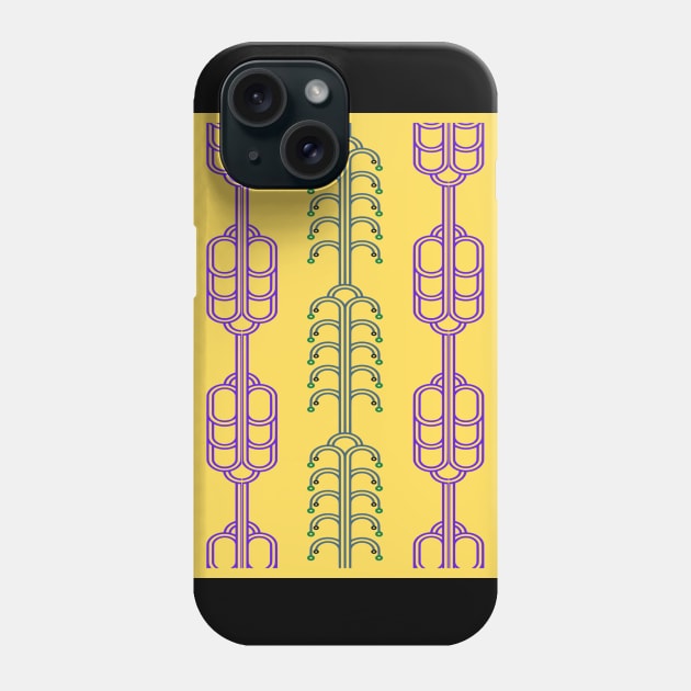 Pattern bows decoration violet green blue Phone Case by KQ1985