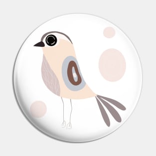 Curious bird Pin