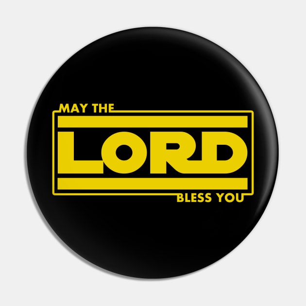 May The Lord Bless You Faith Based Christian Pin by sacredoriginals