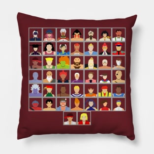 Select Your Character - Ultra Street Fighter 4 (Square) Pillow