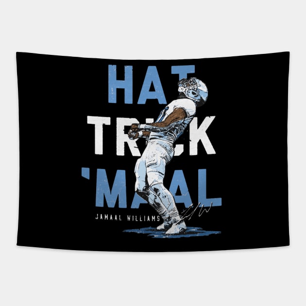 Jamaal Williams Detroit Flex Celly Tapestry by Chunta_Design