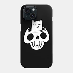 Skull Cat Phone Case