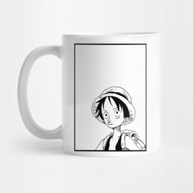 Luffy manga panel - Luffy One Piece - Mug