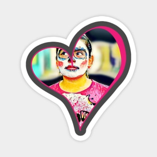 Day of the Dead Halloween (zombie Girl) Magnet