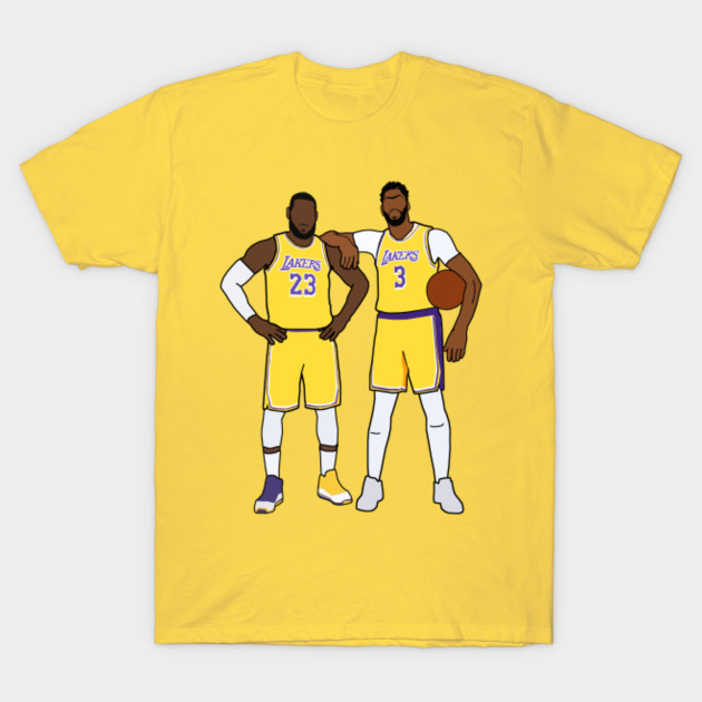 Lebron James X Anthony Davis Los Angeles Lakers Lebron James T Shirt Teepublic De