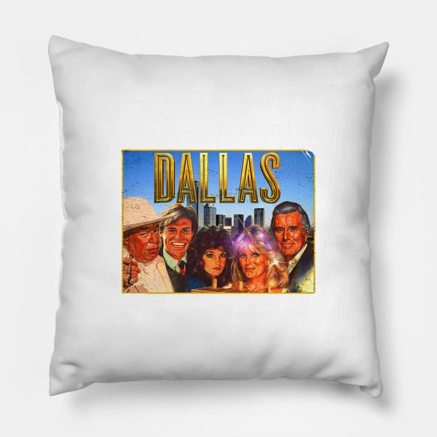 Dallasty!! Pillow by Blobsquatch