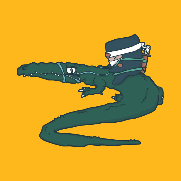 Alligator Ninja by HaddyTheCreator