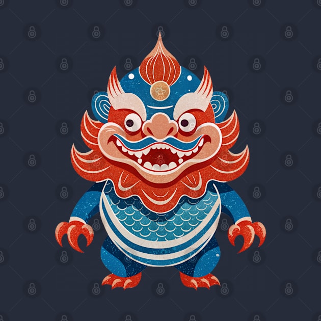 Japanese oni demon, traditional by Ravenglow