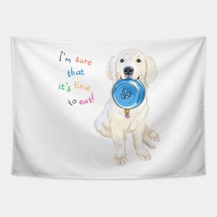 puppy dog breed Golden Retriever Tapestry