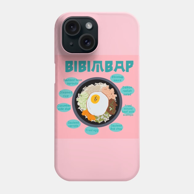 Bibimbap Phone Case by EV Visuals