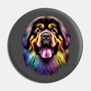 Cute Tibetan Mastiff Pin