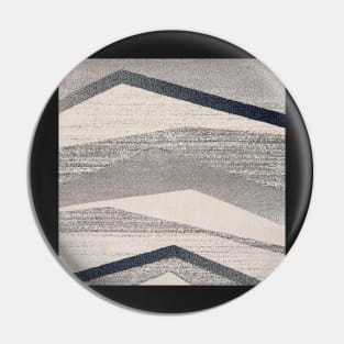 Modern Geometric Distressed Grey / Blue Pin