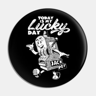 Lucky Day Jackpot Casino Fruit Machine Pin