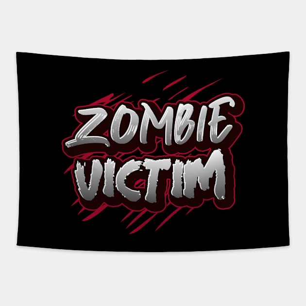 ZOMBIE VICTIM OF THE UNDEAD Tapestry by VICTIMRED