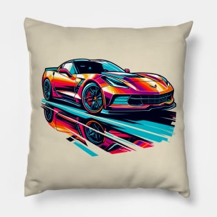 Chevy Corvette Pillow