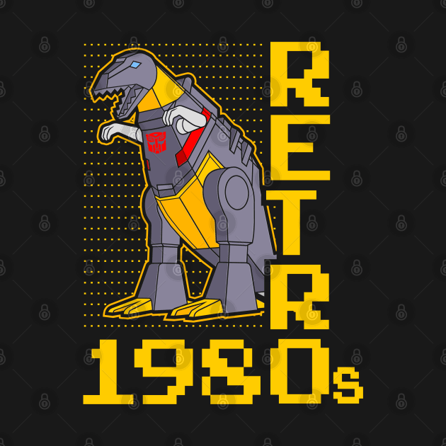 Transformers - GEN 1 - Grimlock retro 80s by ROBZILLA