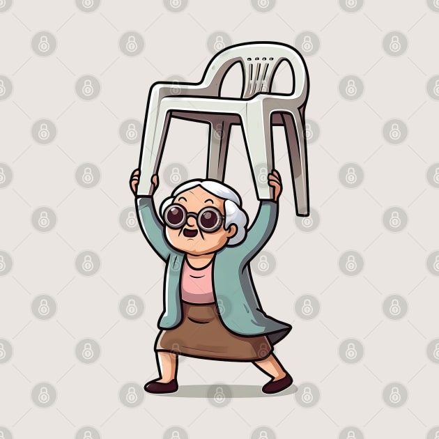 Grandma defies gravity by 3coo