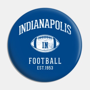 Vintage Indianapolis Colts Football Team Retro Gift Pin