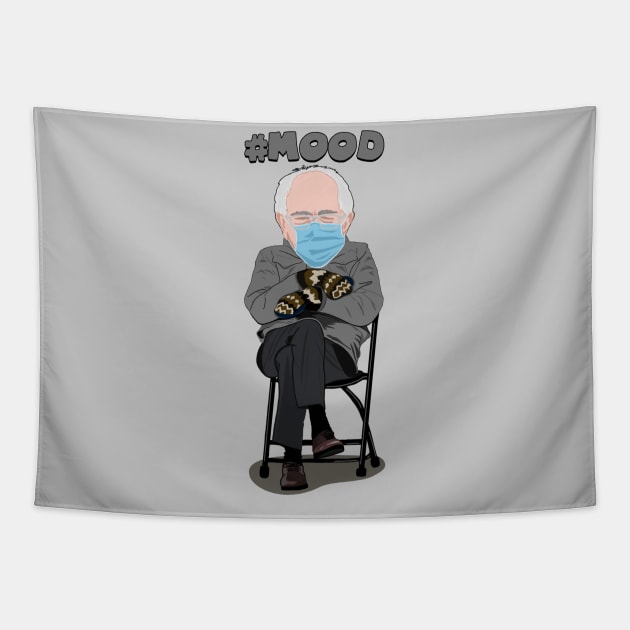 Bernie Sanders Caricature Tapestry by HSDESIGNS