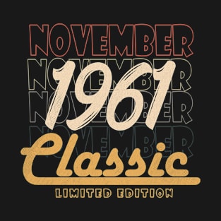 november 1961 birthday T-Shirt