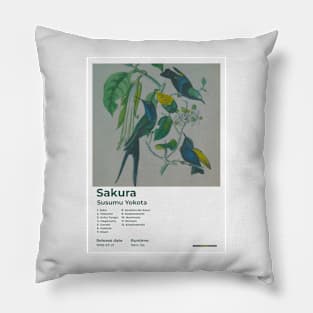 Sakura - Susumu Yokota Pillow