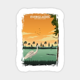 Everglades National Park Travel Poster Magnet