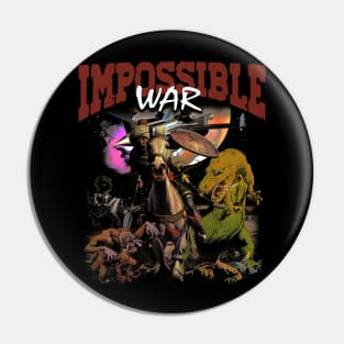 Impossible war vintage 90s design Pin