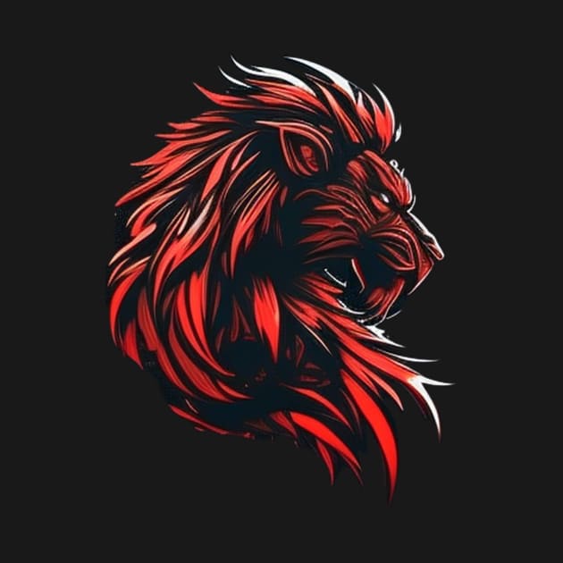 Red lion by Maxprint