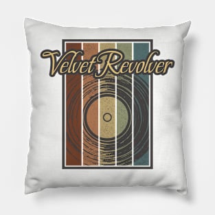 Velvet Revolver Vynil Silhouette Pillow