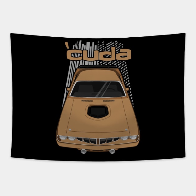 Plymouth Barracuda 1971 - Light brown Tapestry by V8social