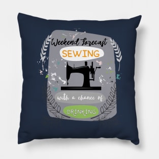 Sewing-Weekend Forecast Pillow