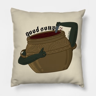 Pot Goblin Good Soup Elden Ring Pillow