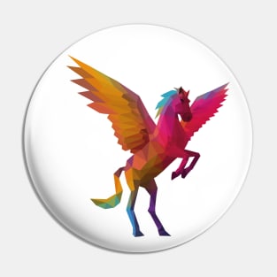 Rainbow Pegasus Pin