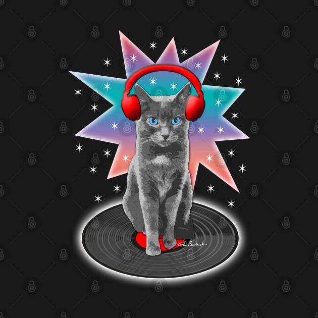 DJ Music Cat by loeye