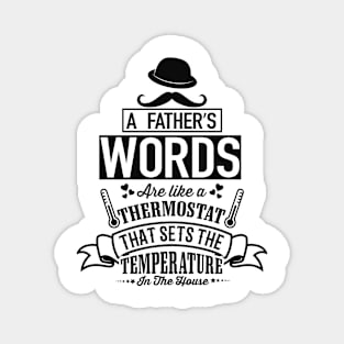 a fathers word Magnet