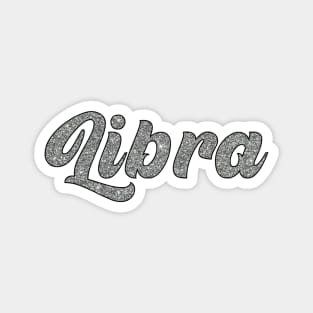 Libra Glitter Magnet