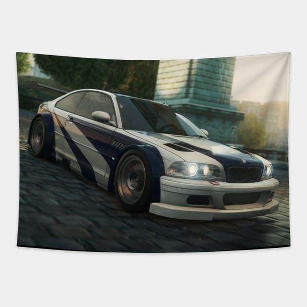 Need for Speed Tapestry by Pliax Lab