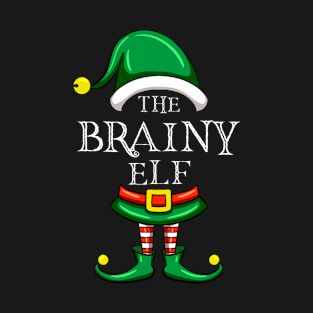 The Brainy Elf Matching Family Christmas Pajama T-Shirt