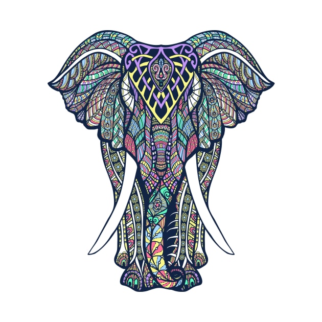 Doodle Elephant by Trenkey Creations