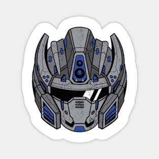 Blue Mecha Squad Magnet