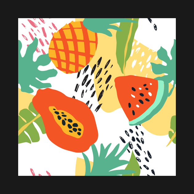 papaya pattern by abahanom